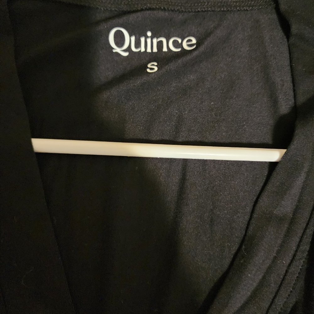 Quince Bamboo Jersey Maternity & Nursing Button Front Nightgown and Robe Small - Picture 4 of 13
